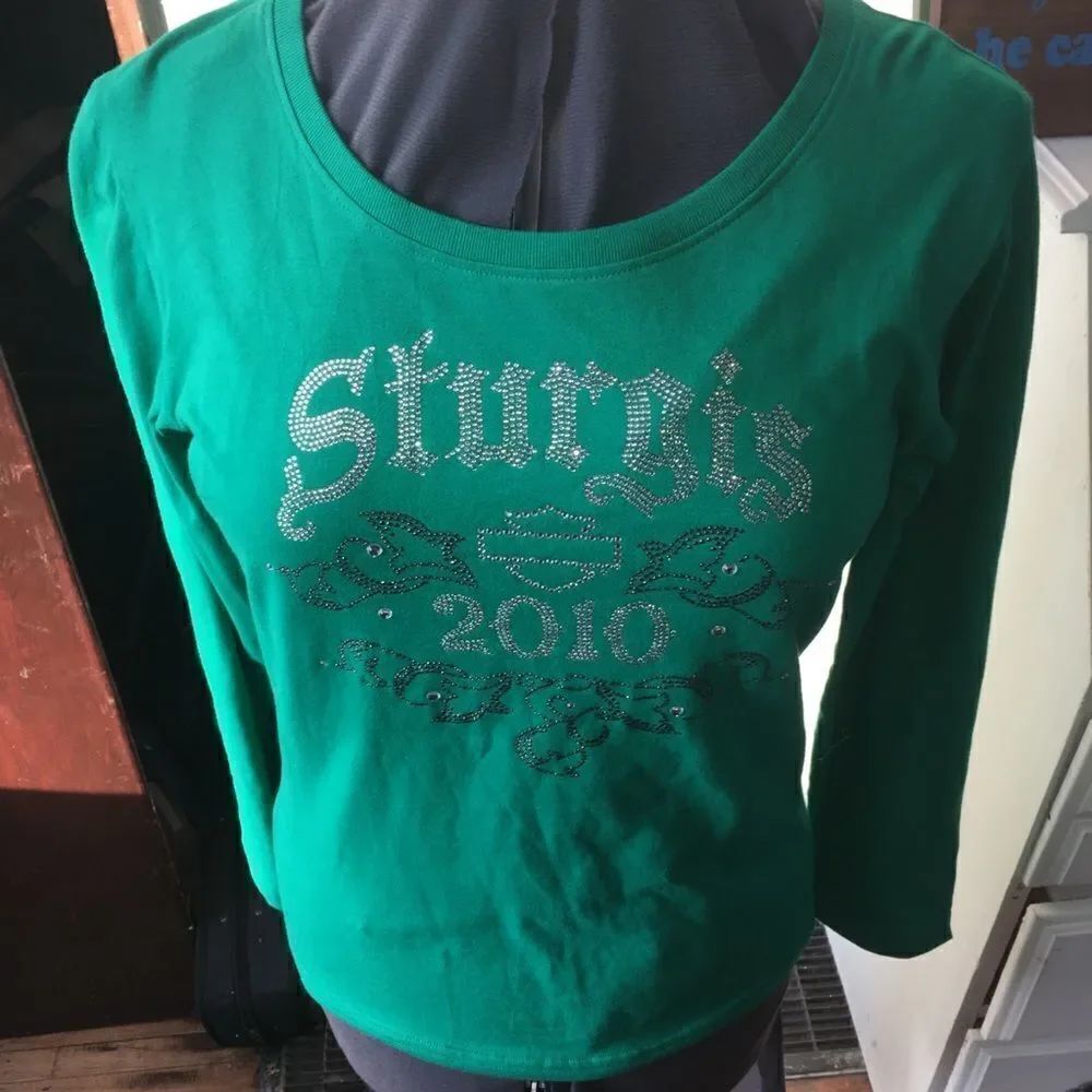 Harley Davidson gemstone Sturgis long sleeve tee